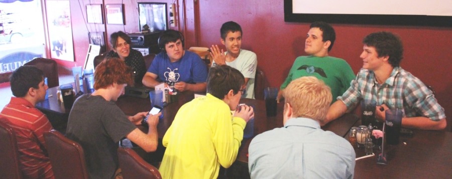 Trinitys chapter of Best Buddies held their first meeting at Cliftons Pizza on Oct. 8.