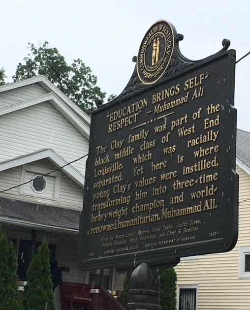 Muhammad Alis childhood home is recognized as a historical landmark. 