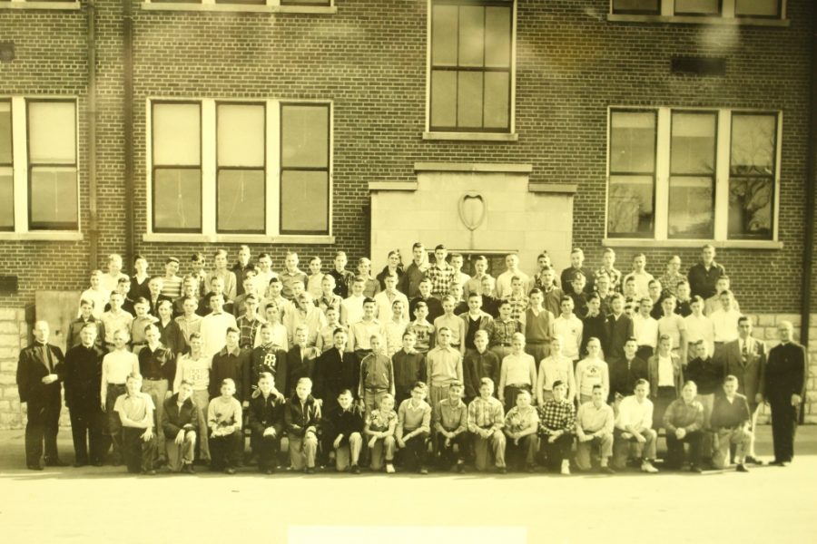 Trinity High Schools first class -- 1953-54.