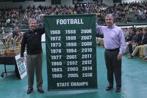 Champion Football Rocks Lauded at Assembly