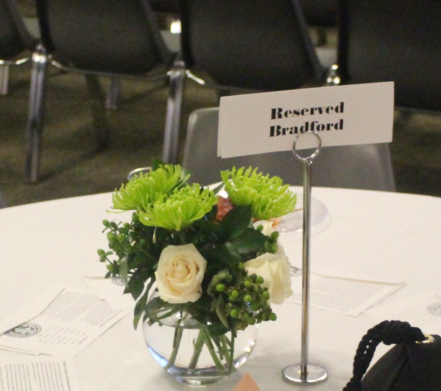 The Trinity community celebrated the career of Mr. William P. Bradford II on May 13 in the Communication Arts Center.