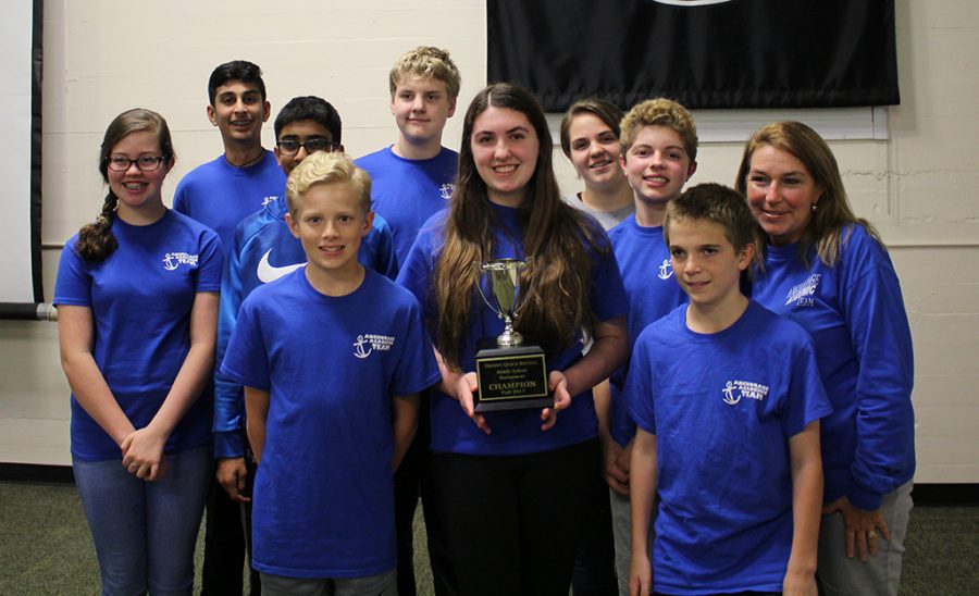 The Anchorage academic team -- Trinity Quick Recall champs!