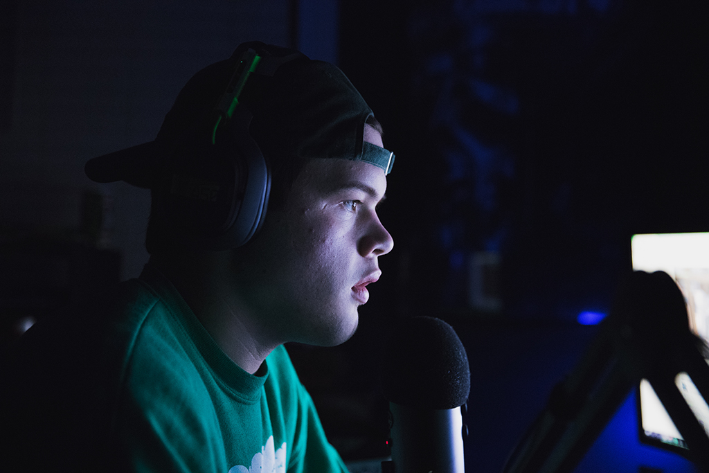 Senior Trey Ruckriegel's YouTube channel, Treydo, has almost 33,000 followers.
