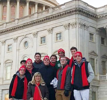 Mrs. Holly McGuire led a trip to the March for Life in Washington, D.C.