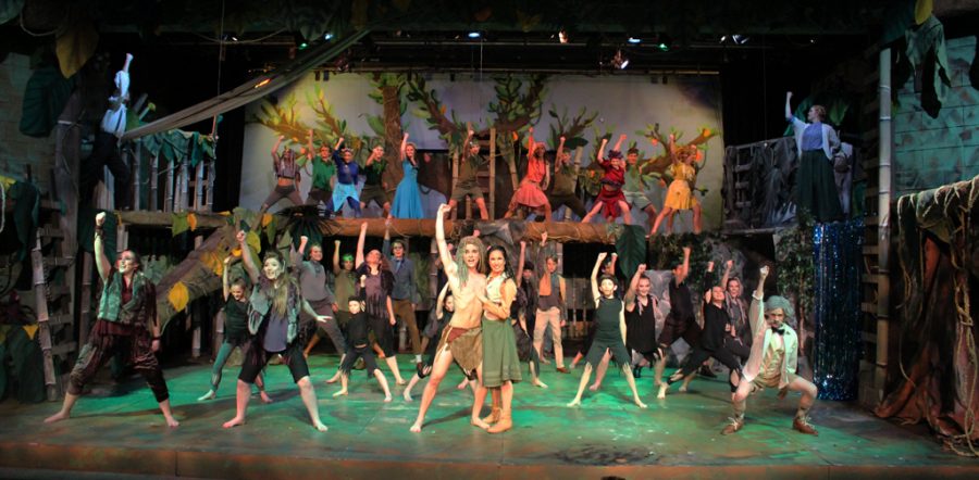 The Department of Theatre Arts musical "Tarzan" captivated audiences in Trinity Auditorium. 