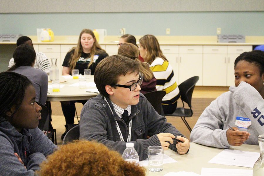 Finding ways to improve societal problems happens best when students leave campus and interact with the society they wish to help. Alex Cox 19 was among those who took part in the Louisville Engaging Nonviolence Symposium.