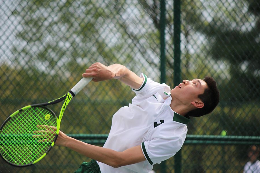 Senior Brandon Chou and junior Michael Chou finished 1-2, respectively, in Seventh Region singles play.