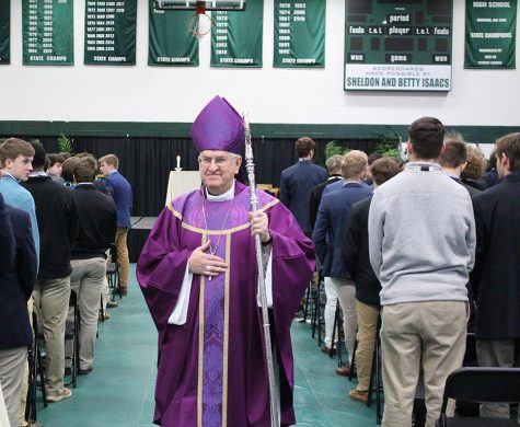 Archbishop Celebrates Start of Lenten Season with Shamrocks