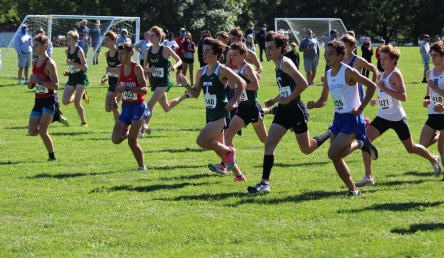 The Rocks placed fifth in the annual Trinity Invitational, with senior Ryan ODea finishing third.