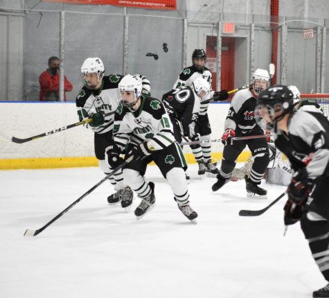 The ice hockey Rocks racked up two road wins by a combined 14-2 score.