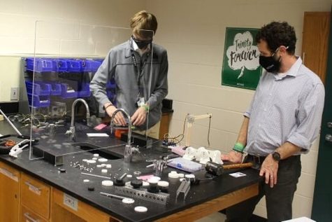 The STEM Club explores the disciplines of science, technology, engineering and mathematics.