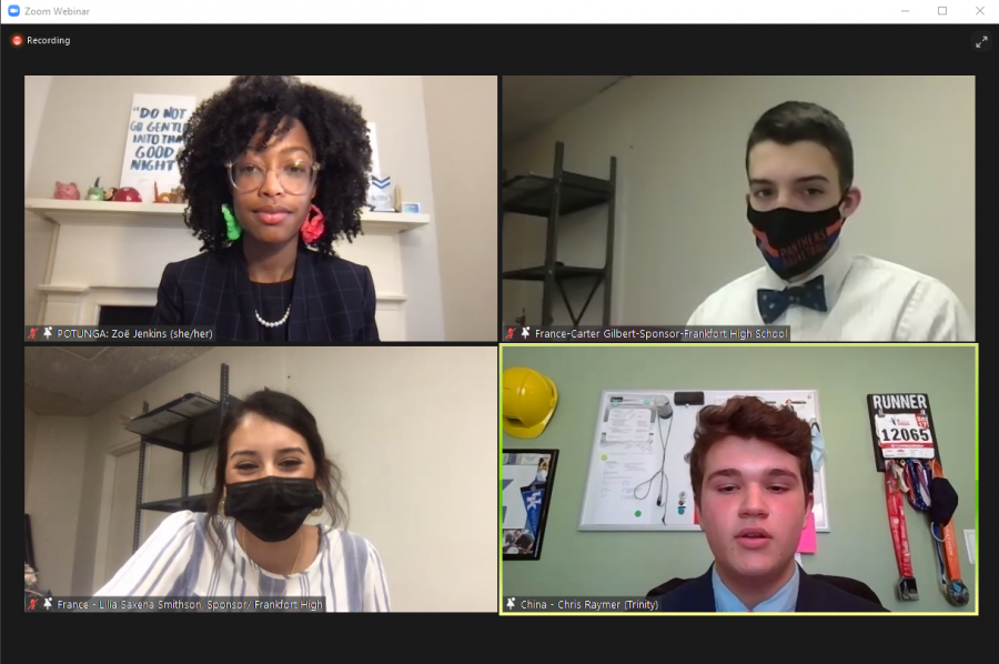 The Rocks took part in a virtual Kentucky United Nations Assembly Mar. 18-19.