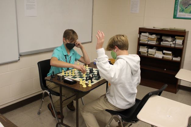 The chess Rocks meet in Mr. Josh Kusch's classroom (S156). 