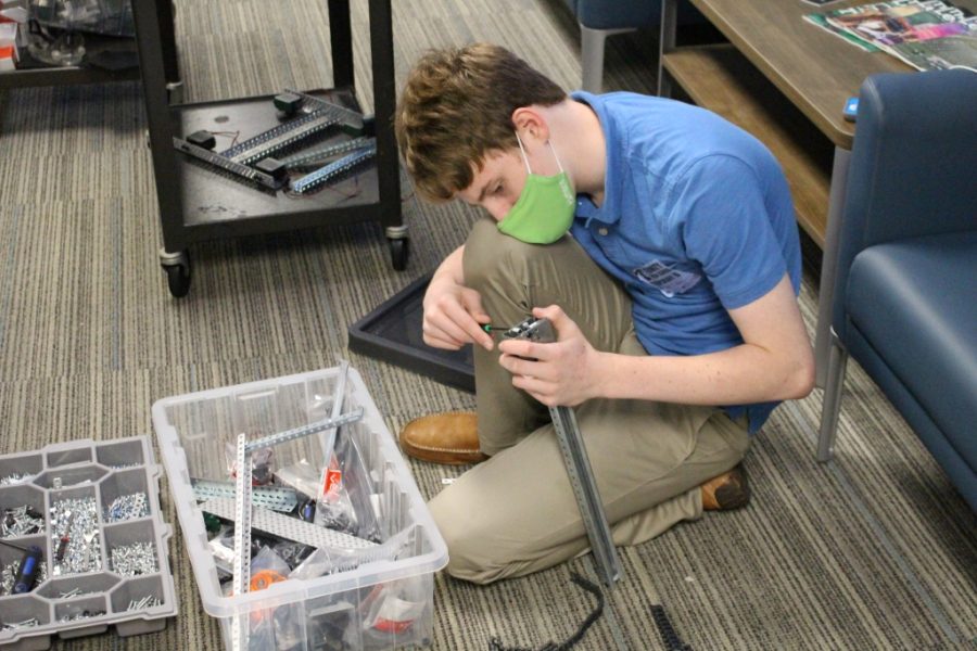 Members of the Rocks Robotics Club plan to take part in an end-of-the-year competition.