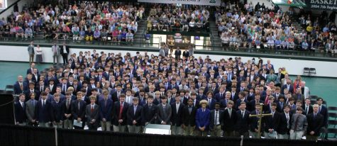 The Class of 2026 attended the 10th annual Freshman Class Academic Convocation. 