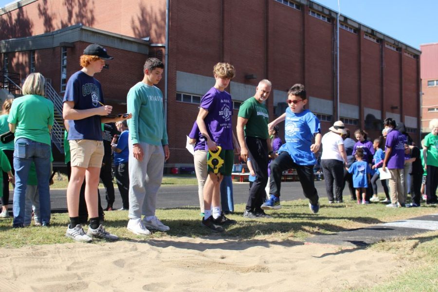 NHS Rocks Lend Helping Hands at Roby Track and Field Games