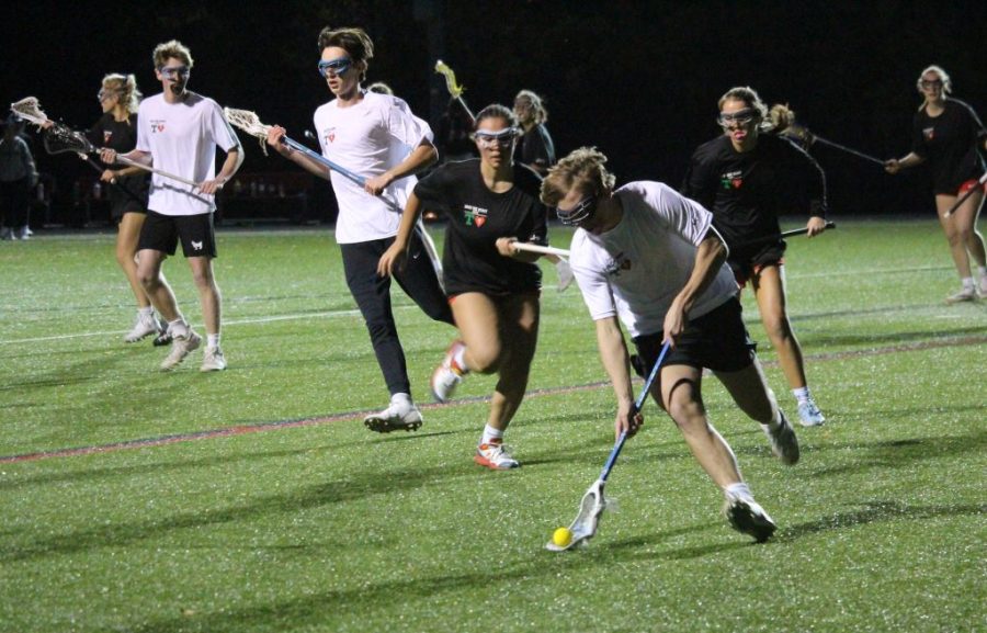 The+Rocks+and+Valkyries+played+an+exhibition+lacrosse+game+to+raise+money+for+Catholic+Relief+Services.+
