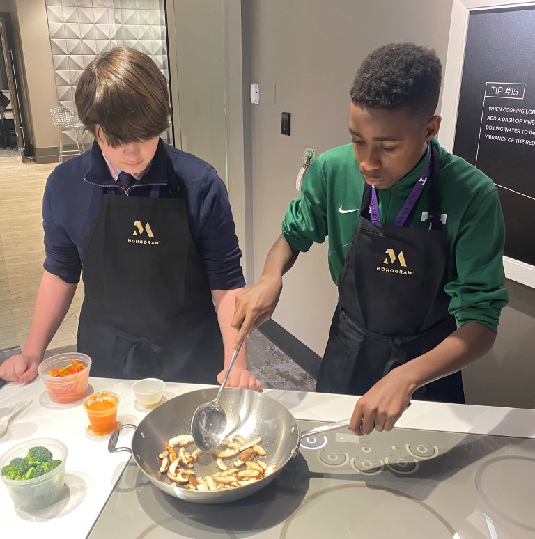 Culinary Rocks Take Cooking Skills to GE Center