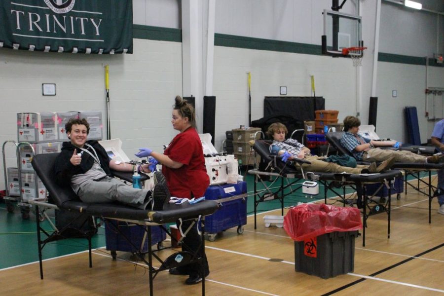 Trinity took part in the annual American Red Cross blood drive on Nov. 17. 