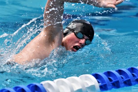 Swimming and Diving Rocks Dominate New Albany on Senior Day