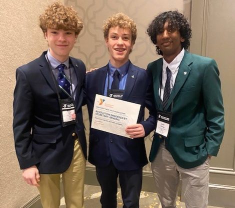 Nolan Williams, Roberts Sartor and Ashir Ouseph sponsored a resoluation endorsed by the Secretary-General. 