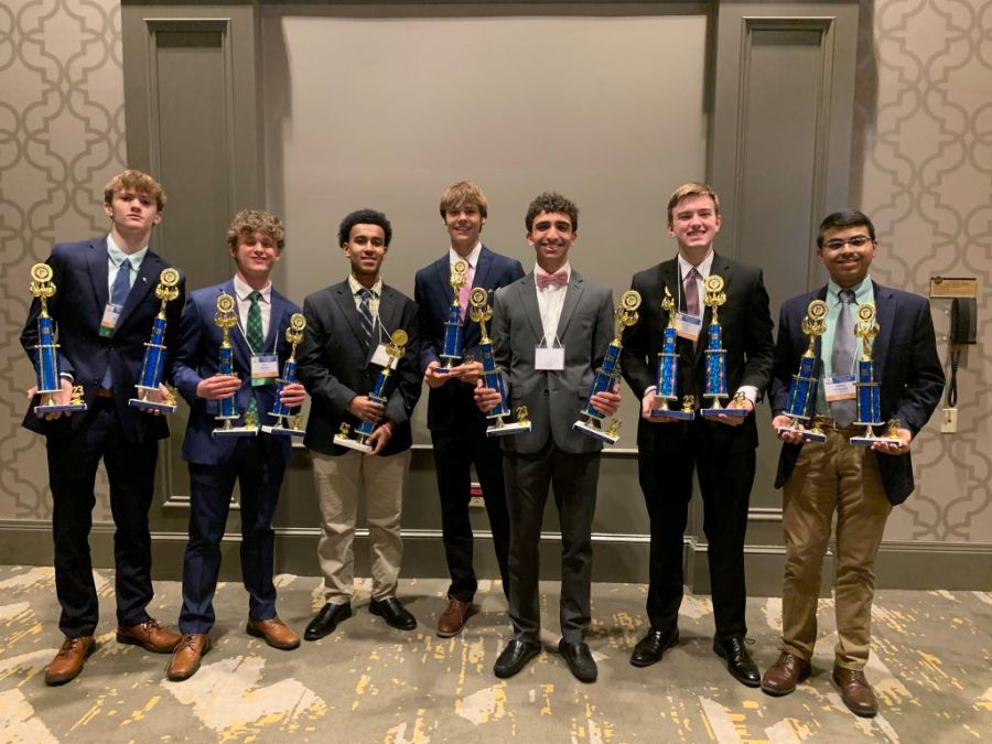 Seven FBLA Rocks qualified for the national competition. 
