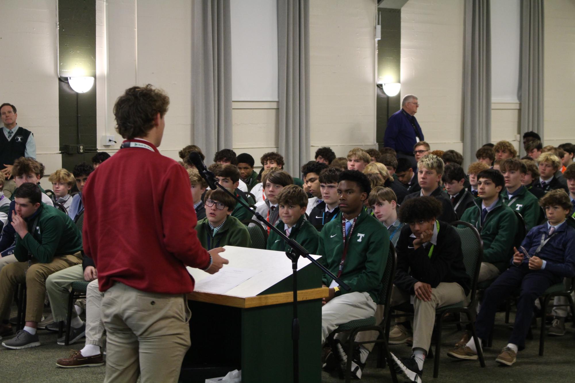 Seniors Give Freshmen Advice Through Character Talk