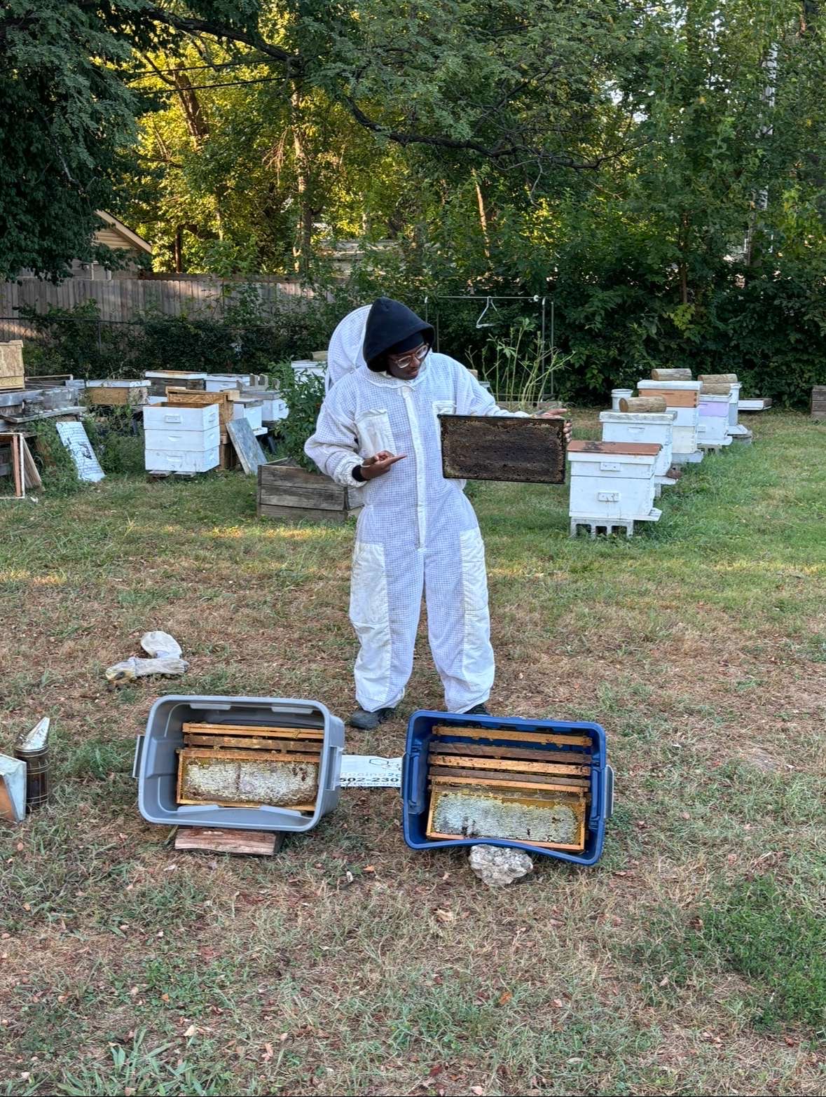 Senior's Beekeeping Business Creates Buzz