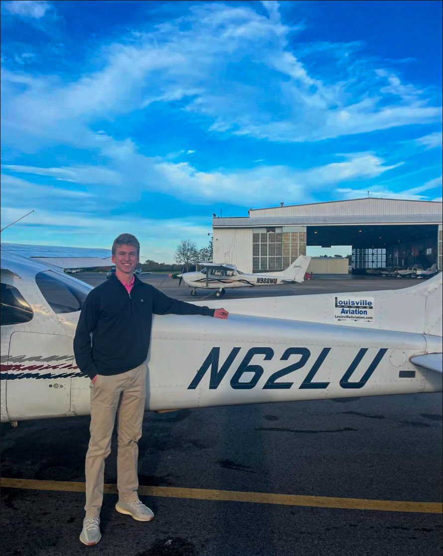 Conquering the Skies: Trinity Student Obtains Private Pilot’s License