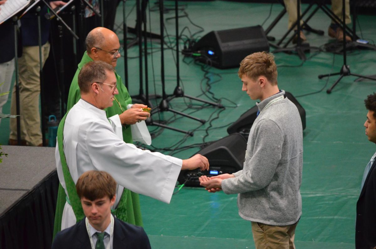 Trinity Celebrates Mass with Archbishop Fabre