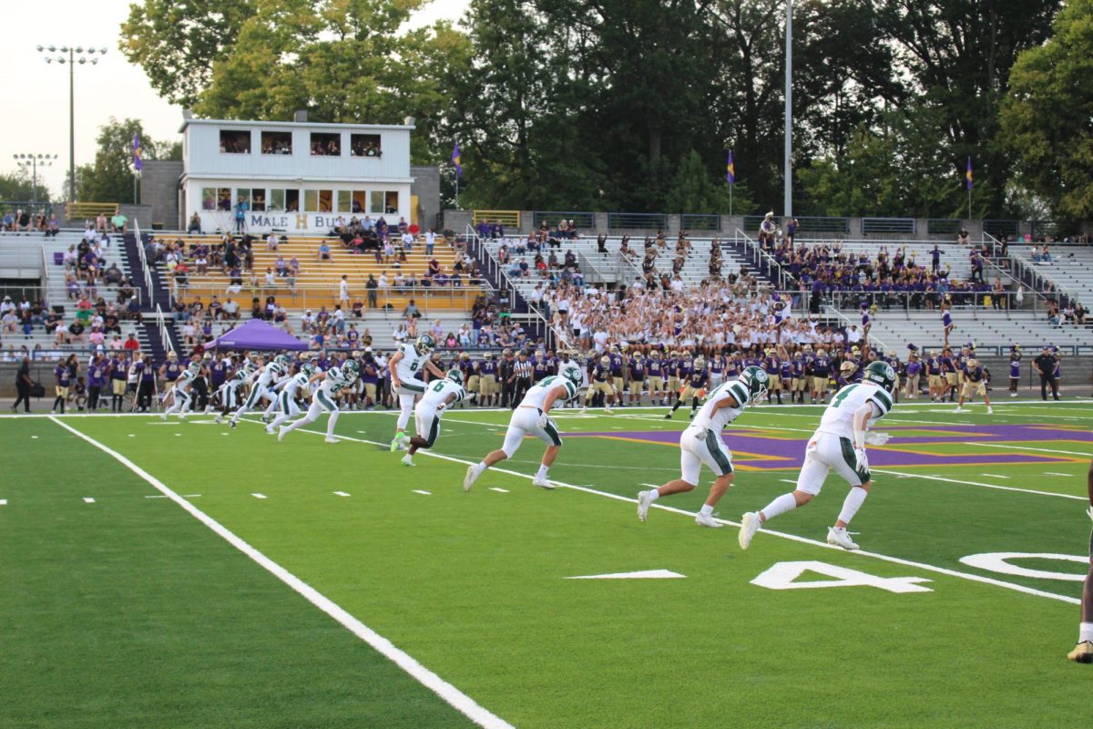 Rocks Conquer New Turf: Trinity Dominates Male in a 46-0 Victory