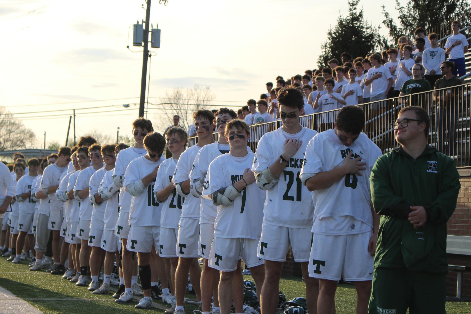 Trinity Lacrosse Comes up Just Short Against St. Xavier